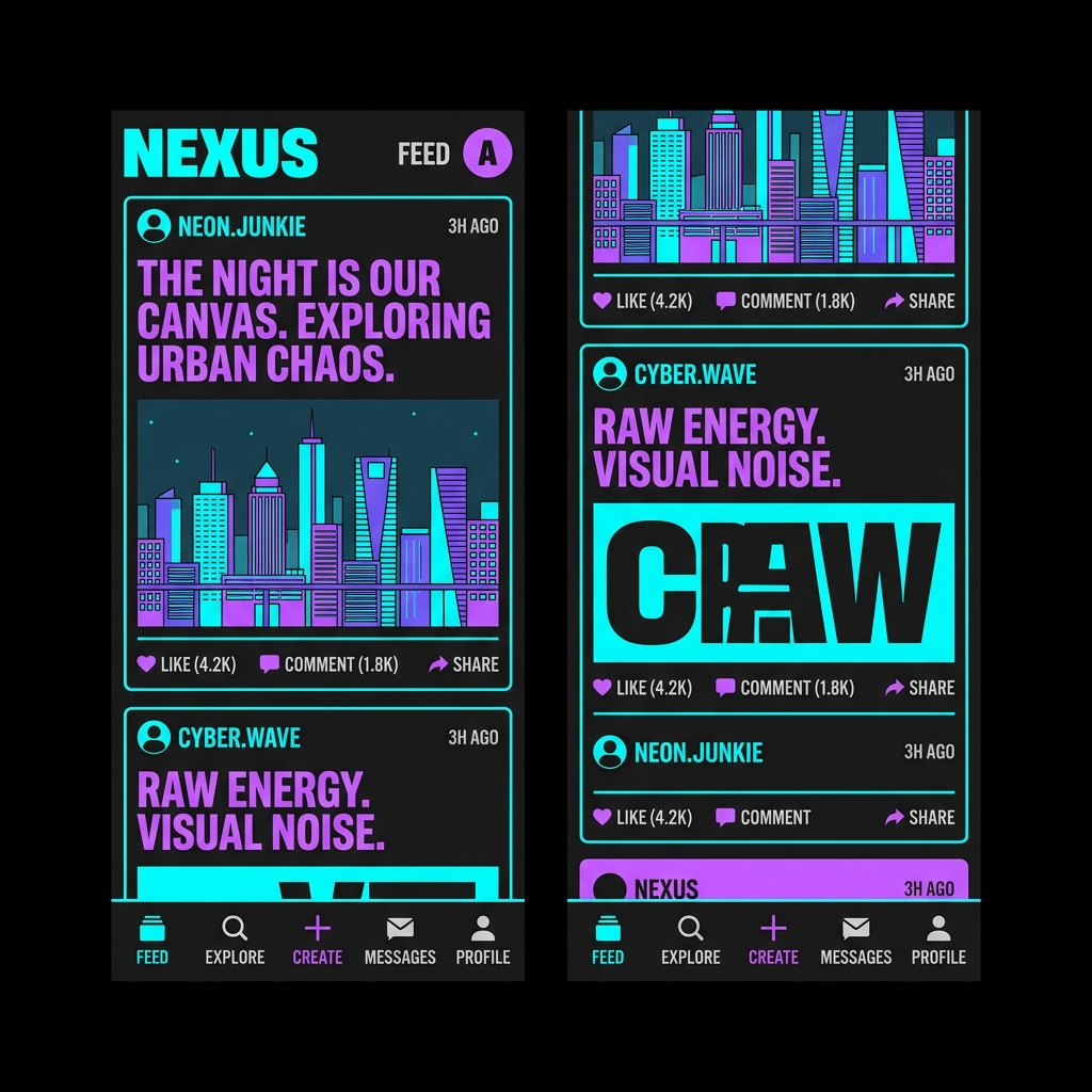 Social Media App Mockup